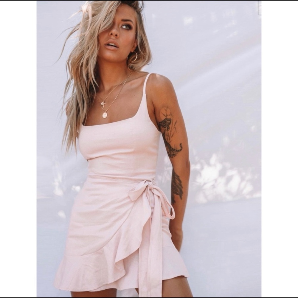 NWT Princess Polly Cottage Hill Dress in Blush